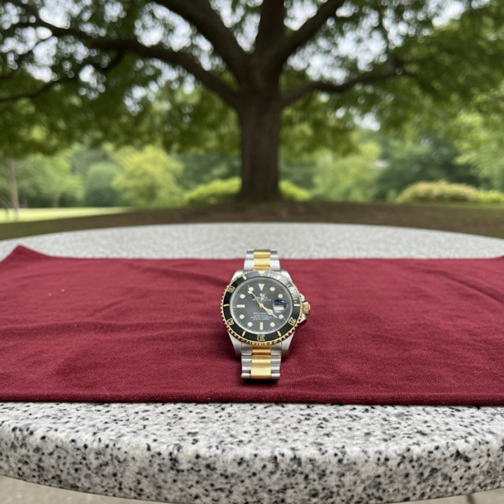 ROLEX SUBMARINER CHAIN with Rotating Dial with Date Buy one get one Aura free